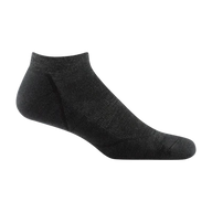Men's No Show Light Hiker Lightweight Hiking Socks (Black)