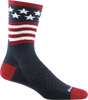 Men's Micro Crew Patriot Ultra-Lightweight Running Socks (Stars & Stripes)