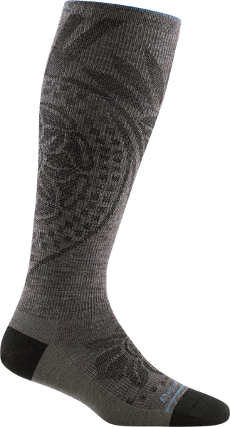 ZZ-NA_Women's Knee High Chakra Lightweight Lifestyle Socks (Taupe)