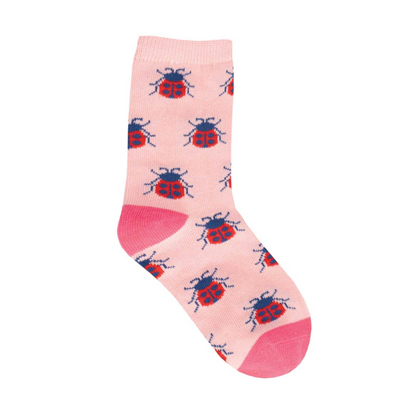 Knee High Ladybug and Bee Stripe Socks