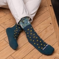 Women's Crew Wild Life Lightweight Lifestyle Socks (Dark Teal)