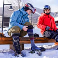 Men's Steep Lines Over-the-Calf Lightweight Ski & Snowboard Socks (Eclipse) (Large)