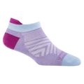 Women's No Show Tab Run Ultra-Lightweight Running Socks (Lavender) (Medium)