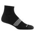 Men's Element Quarter Lightweight Running Socks (Black) (Medium)