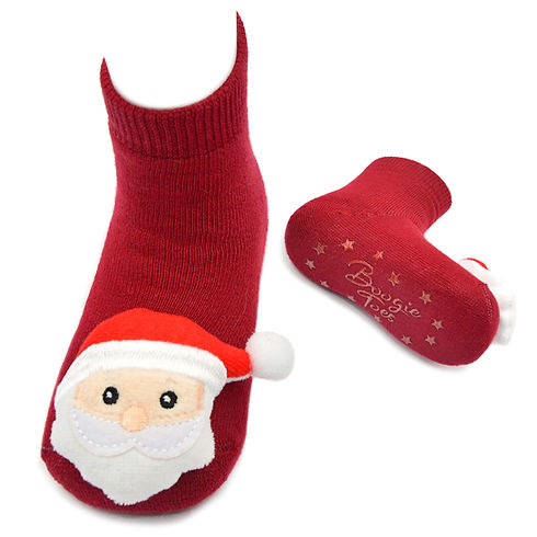 Kid's Santa Boogie Toes Rattle Crew (0-1 Years)