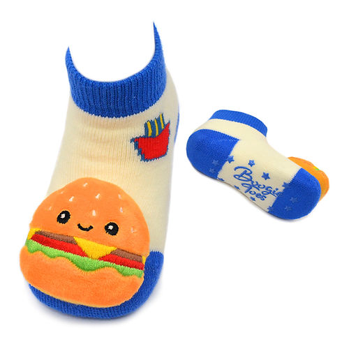 Kid's Cheeseburger Boogie Toes Rattle Crew (1-2 Years)