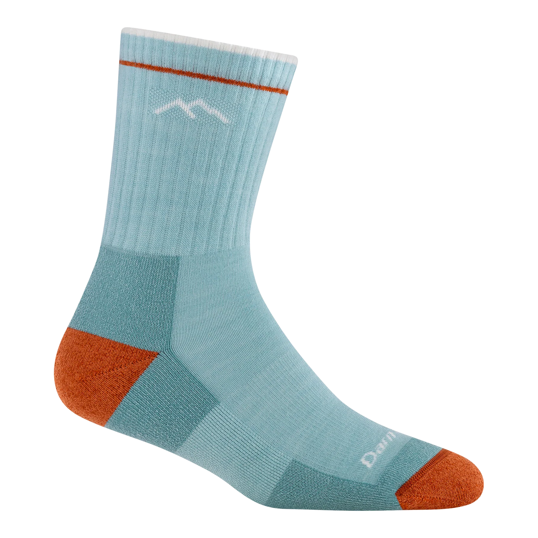 Women's Micro Crew Hiker Wool Hiking Socks (Glacier)