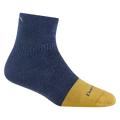 Women's Steely Quarter Midweight Work Sock (Indigo) (Medium)