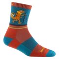 Kid's Sal Micro Crew Lightweight Hiking Socks (Lava) (Medium)