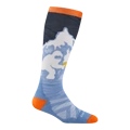 Kids Little Yeti Over-the-Calf Midweight Ski & Snowboard Socks (Midnight) (Small)