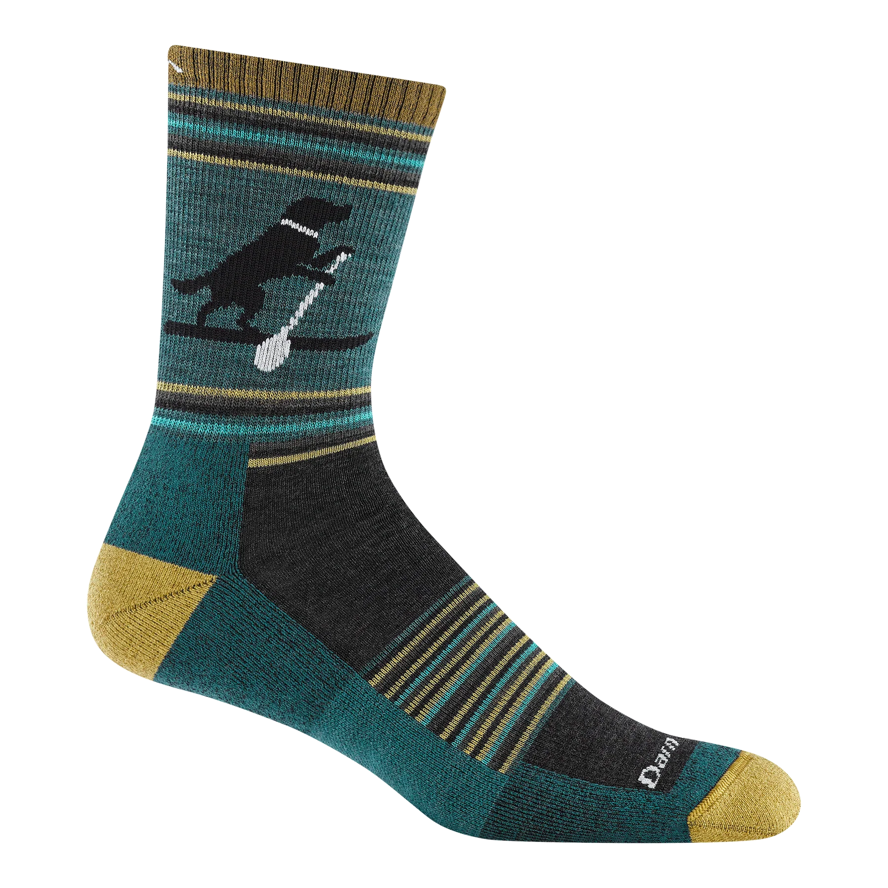 Men's Willoughby Micro Crew Wool Hiking Socks (Dog Pond)