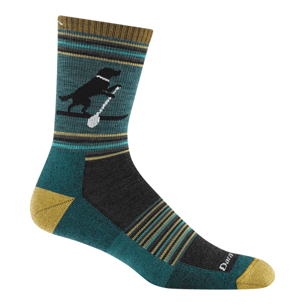 Men's Willoughby Micro Crew Wool Hiking Socks (Dog Pond)