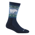 Women's Vanna Grizzle Boot Midweight Hiking Sock (Goat Blue) (Small)