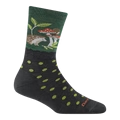 Women's Crew Wild Life Lightweight Lifestyle Socks (Hedgehog Moss) (Large)