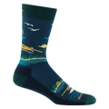 Men's Float Boat Crew Lightweight Lifestyle Socks (Midnight) (Extra Large)
