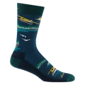 Men's Float Boat Crew Lightweight Lifestyle Socks (Midnight) (Extra Large)
