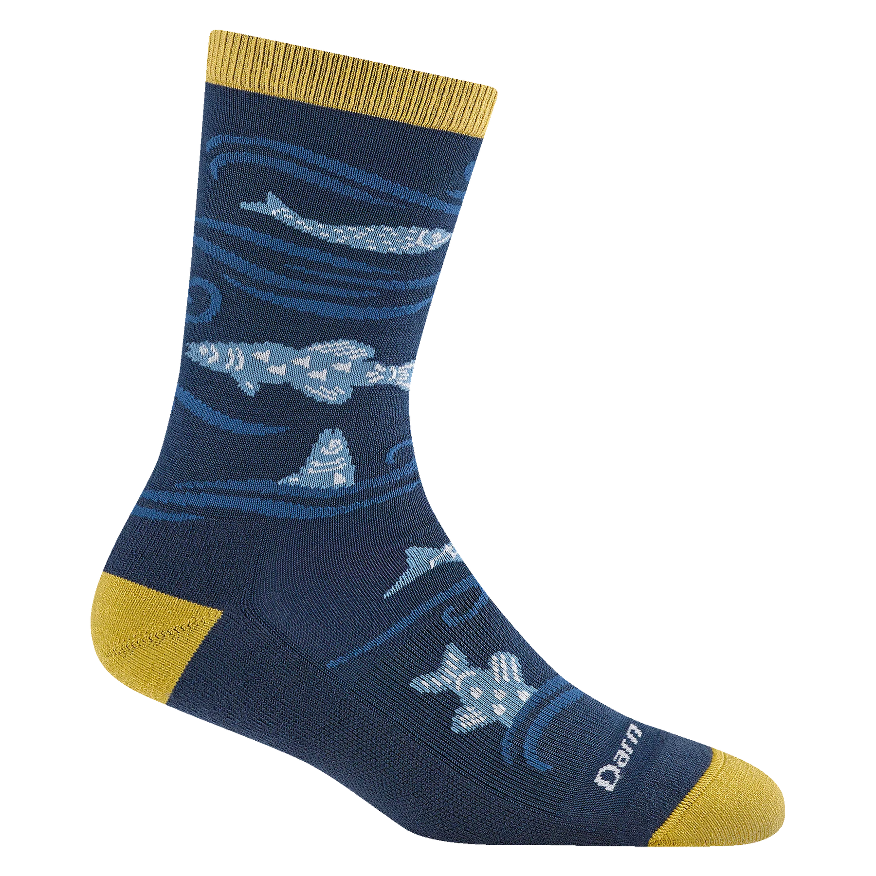 Women's Homer Crew Cushioned Lifestyle Socks (Deep Water)