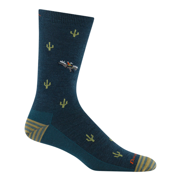 Men's Wool'D Wool'D West Crew No Cushion Lifestyle Socks (Dark Teal)
