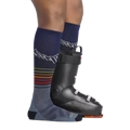 Men's Steep Lines Over-the-Calf Lightweight Ski & Snowboard Socks (Eclipse) (Large)