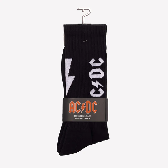 Men's "AC/DC" Lightning Strikes Crew