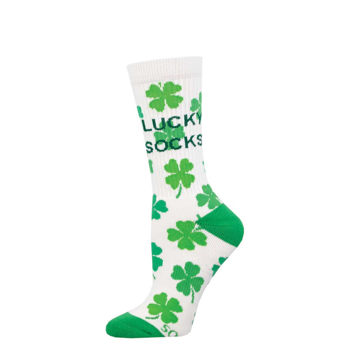 Men's Athletic Lucky Crew (White)