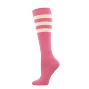 ZZNB-1/25_High Roller Stripe Knee High (Pink Heather)
