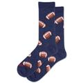 Men's Football Hybrid Crew (Denim Heather)