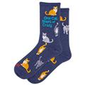 Women's One Cat Short of Crazy Crew (Denim Heather)