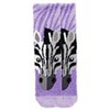 Kid's Zebra Cozy Crew 7-10 Years (Lavender)