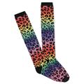 Women's Gradient Leopard Knee High (Black)