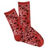 ZZNB-1/25_Women's Bandana Pattern Crew (Red)