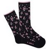 Women's Ditsy Floral Crew (Black)