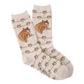 Women's Love Knot Horse Crew (Oatmeal Heather)