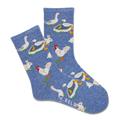 Women's Farm Animals Crew (Blue)