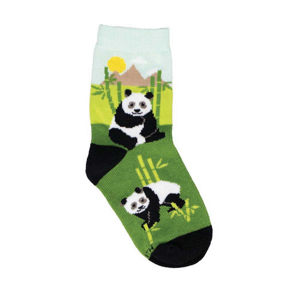 Kid's Happy Panda Crew (Mint) Medium