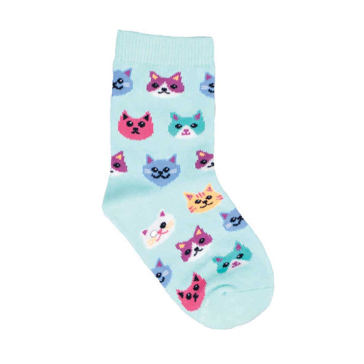 OOS-6/10_Kid's The Cat's Meow Crew (Blue) Small