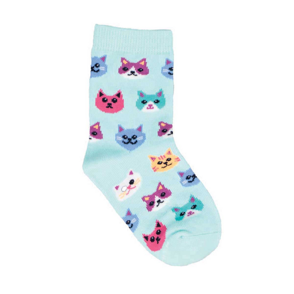 ZZNA-11/25_Kid's The Cat's Meow Crew (Blue) Small