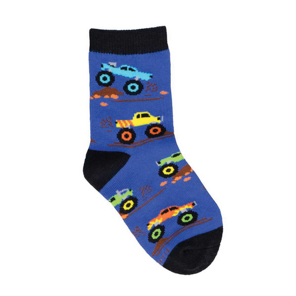 Kid's Monster Trucks Crew (Blue) Small