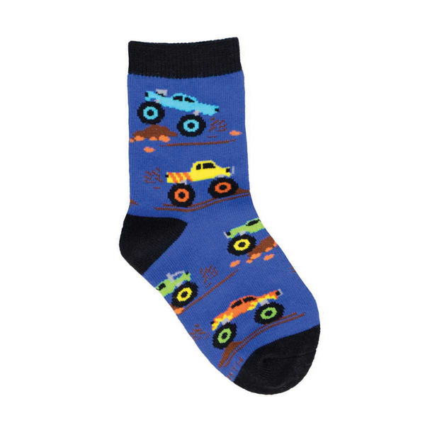 Kid's Monster Trucks Crew (Blue) Medium