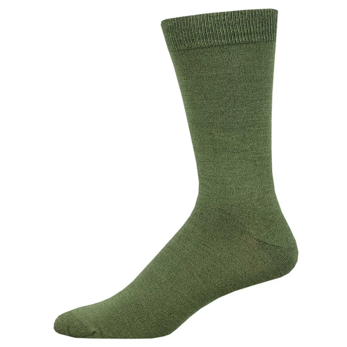 Men's Solid Bamboo Crew (Green)