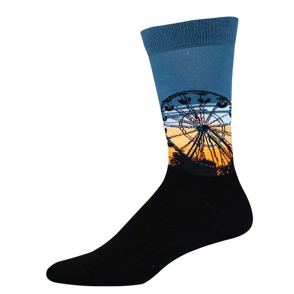Men's Sunrise At The State Fair Bamboo Crew (Blue)
