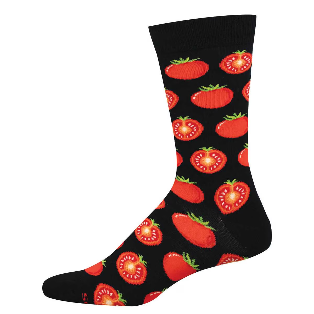 Men's Tantalizing Tomatoes Bamboo Crew (Black)