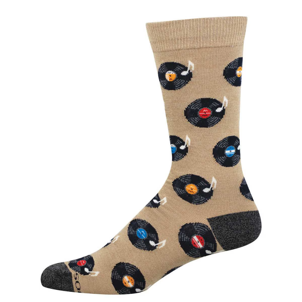 Men's Vinyl Sounds Better Bamboo Crew (Hemp Heather)