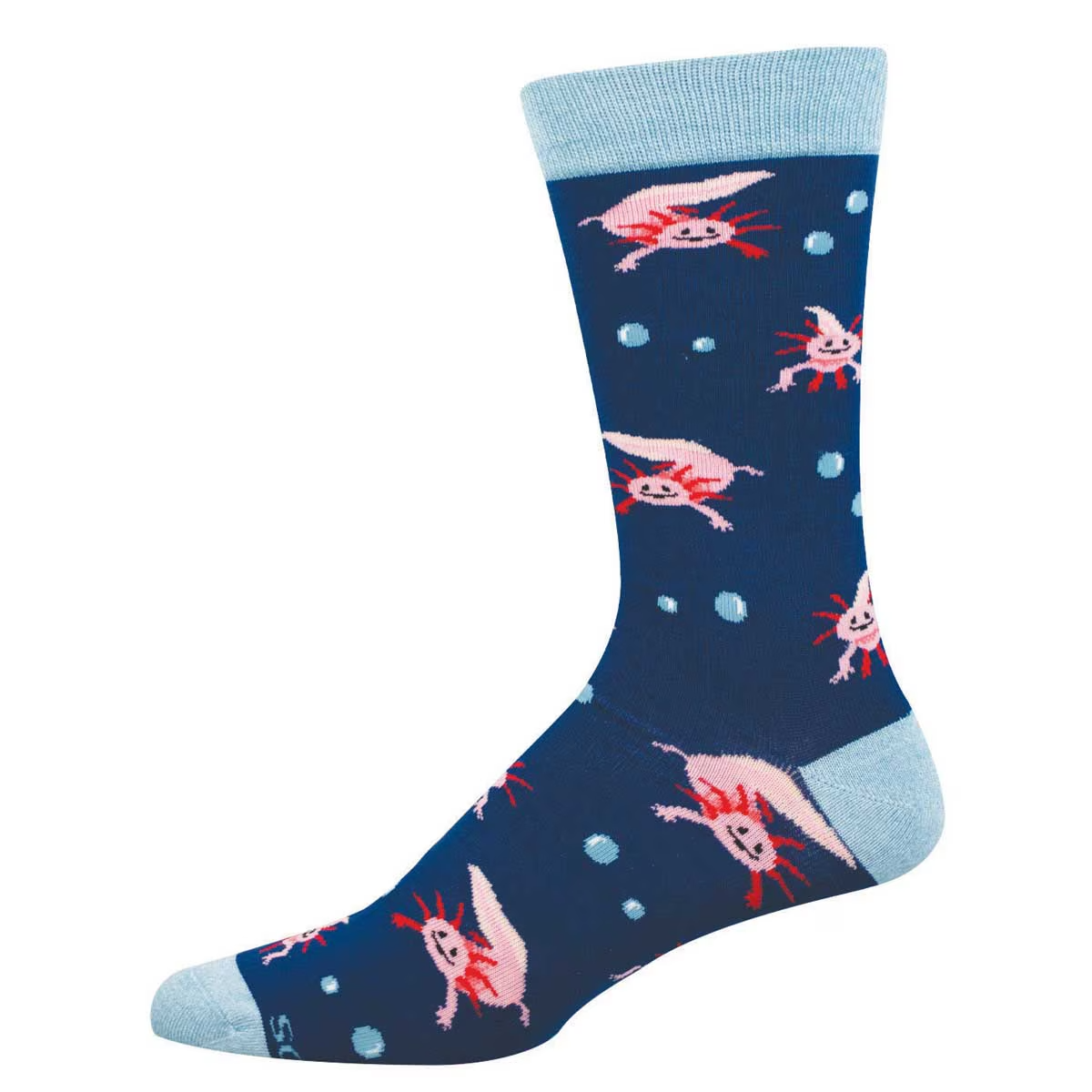Men's A Lotta Axolotls Bamboo Crew (Navy)