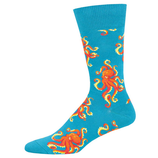 Men's Socktopus Crew (Teal)