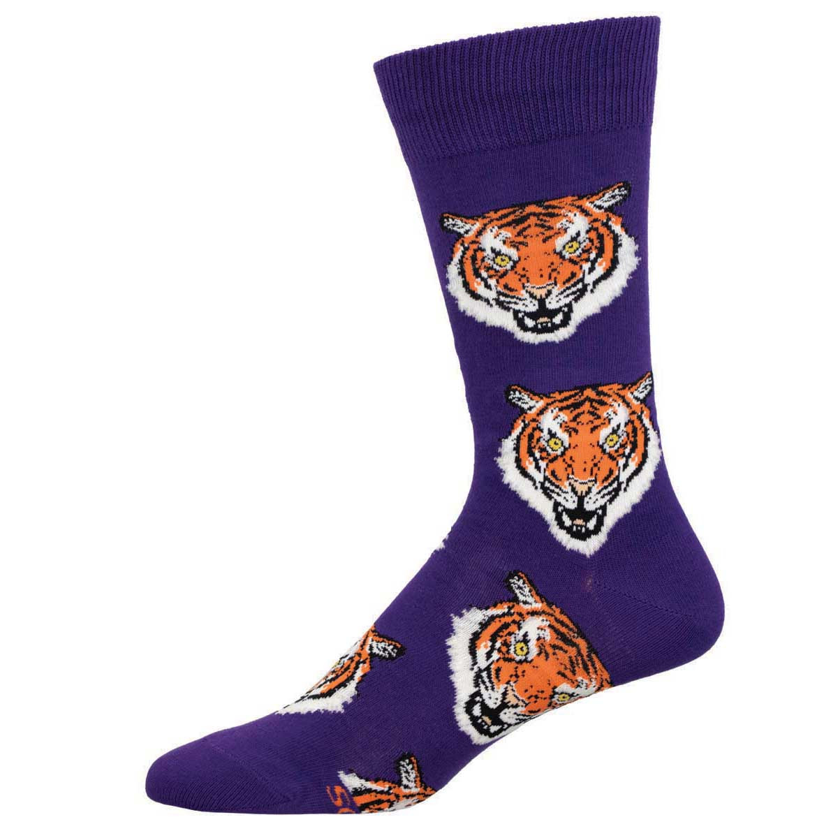 Men's Fierce Tiger Crew (Purple)