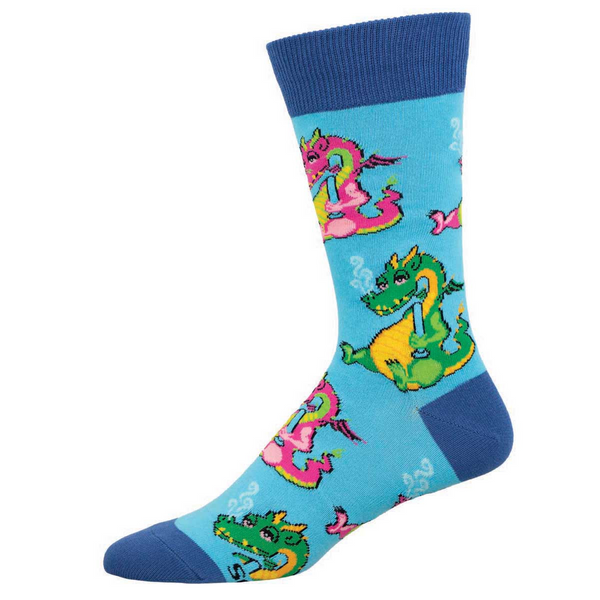 ZZNB-7/25_Men's Blowing Smoke Crew (Blue)