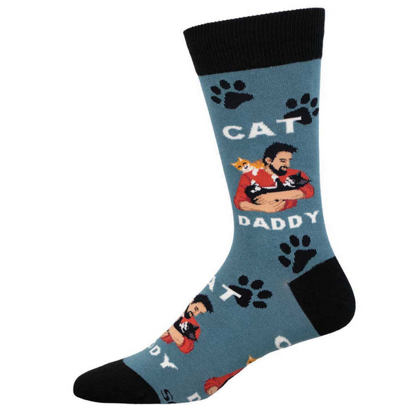 Men's Cat Daddy Crew (Blue)