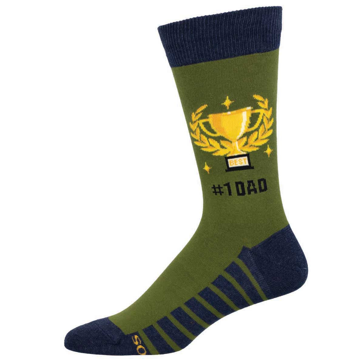 Men's #1 Dad Crew (Green)