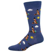 Men's Six More Weeks Crew (Denim Heather)